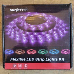DAYBETTER FLSL-DB-501115RGBU Led Strip Lights Music‎ Sync Flexible Tape Lights.